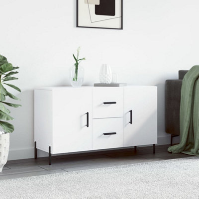 B&Q -  Sideboard White 100X36X60 Cm Engineered Wood