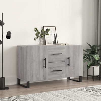 Vidaxl Sideboard Sonoma 100X36x60 Cm Engineered Wood Sideboards Grey