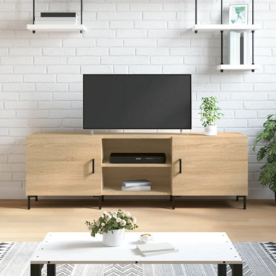 B&Q -  Tv Cabinet Sonoma Oak 150X30X50 Cm Engineered Wood