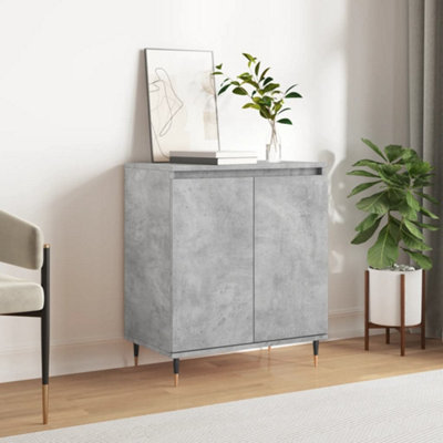 Vidaxl Grey Sideboard Concrete 60X35x70 Cm Engineered Wood