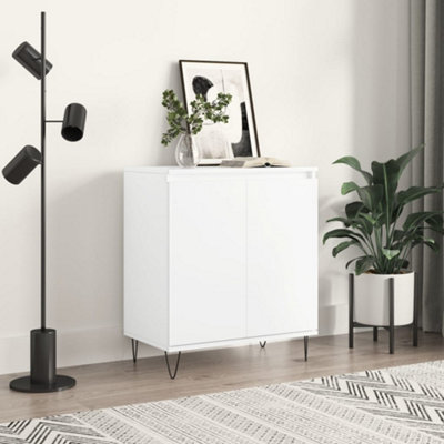 B&Q -  Sideboard White 60X35X70 Cm Engineered Wood