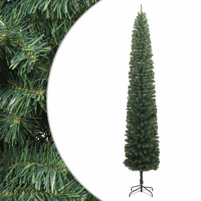 Vidaxl (Green, 270 Cm) Slim Artificial Christmas Tree Decoration Artificial Tree Xmas Tree - Image 3