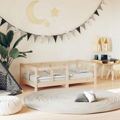 Vidaxl Kids Bed Frame 70X140 Cm Solid Wood Pine from B&Q