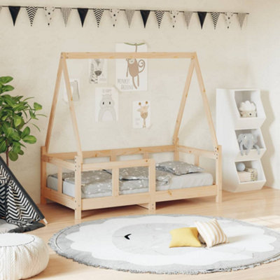 Vidaxl Kids Bed Frame 70X140 Cm Solid Wood Pine from B&Q