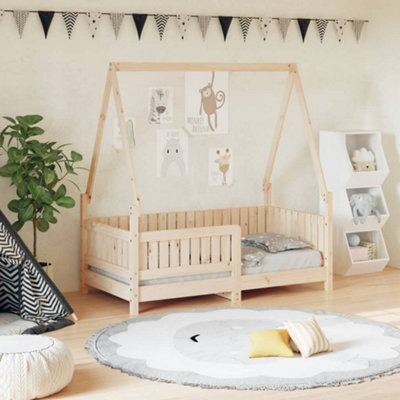 Vidaxl Kids Bed Frame 70X140 Cm Solid Wood Pine from B&Q