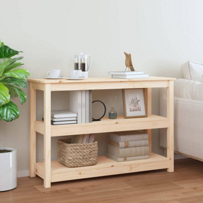 B&Q -  Console Table 110X40X74 Cm Solid Wood Pine