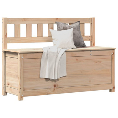 Vidaxl Bench 110X41X76.5 Cm Solid Wood Pine from B&Q
