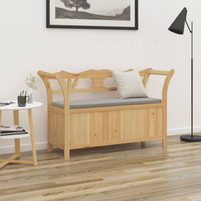 Vidaxl Bench 107X45X75.5 Cm Solid Wood Fir Benches from B&Q