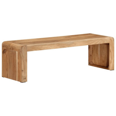 Vidaxl Tv Stand 110X33x33 Cm Solid Wood Acacia