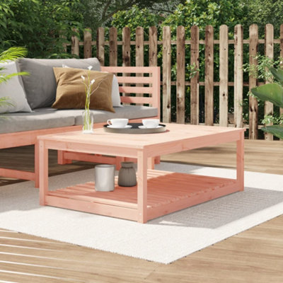 B&Q -  Garden Table 121X82.5X45 Cm Solid Wood Douglas
