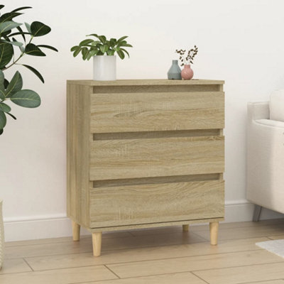 B&Q -  Sideboard Sonoma Oak 60X35X70 Cm Engineered Wood