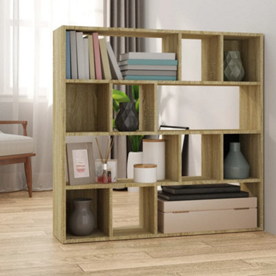 Vidaxl Book Cabinet/room Divider Sonoma Oak 105X24X102 Cm from B&Q