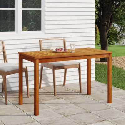 Vidaxl Garden Table 110X55X67 Cm Solid Wood Acacia from B&Q