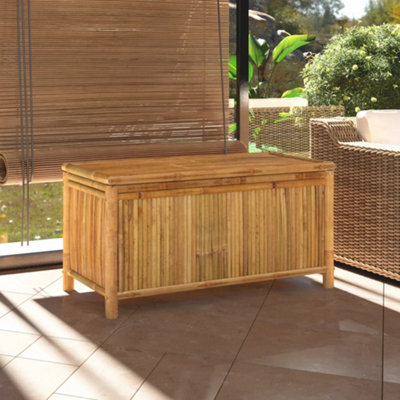 Vidaxl Garden Storage Box 110X52X55Cm Bamboo from B&Q