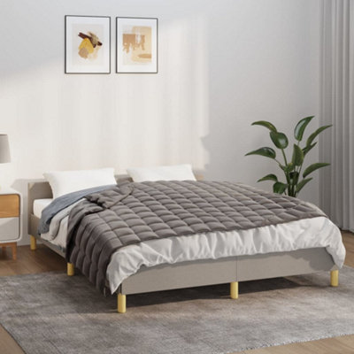 B&Q -  Weighted Blanket Grey 122X183 Cm 9 Kg Fabric Weighted Blankets