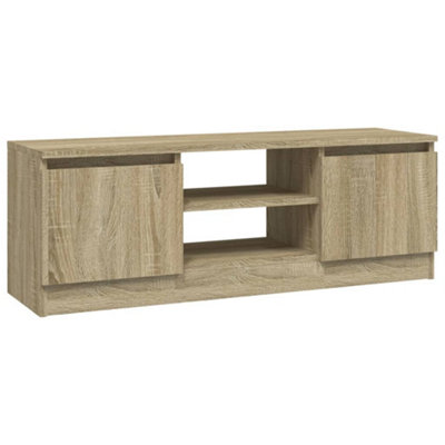 Vidaxl Tv Cabinet With Door Sonoma Oak 102X30x36 Cm
