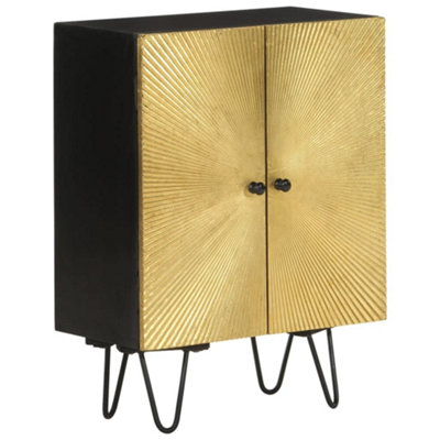 B&Q -  Sideboard 55X30X75 Cm Solid Wood Mango