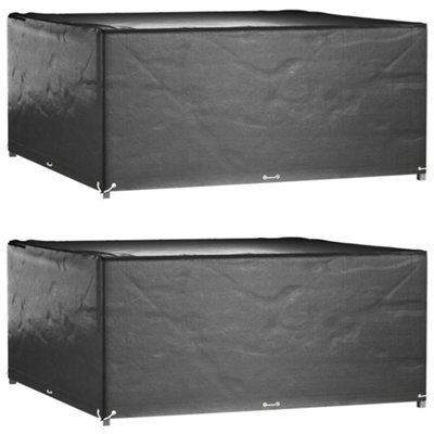 B&Q -  Garden Furniture Covers 2 Pcs 16 Eyelets 205X205X90 Cm Square Garden Furniture Covers