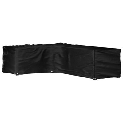 B&Q -  L-Shaped Garden Furniture Cover 16 Eyelets 210X260X80 Cm Garden Furniture Covers