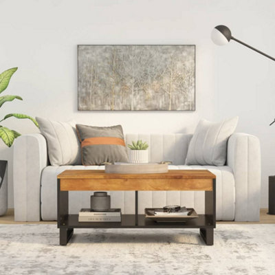 Vidaxl Coffee Table 90X50x40 Cm Solid Wood Mango