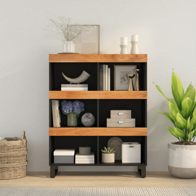 B&Q -  Side Cabinet 85X33X107 Cm Solid Wood Acacia