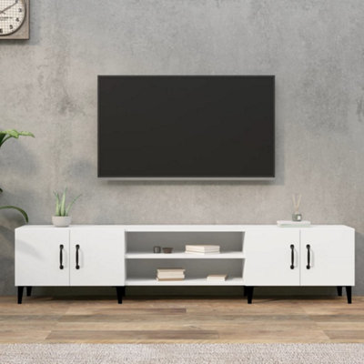 Vidaxl Tv Cabinet 180X31.5x40 Cm Engineered Wood White