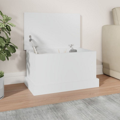 B&Q -  Storage Box White 50X30X28 Cm Engineered Wood