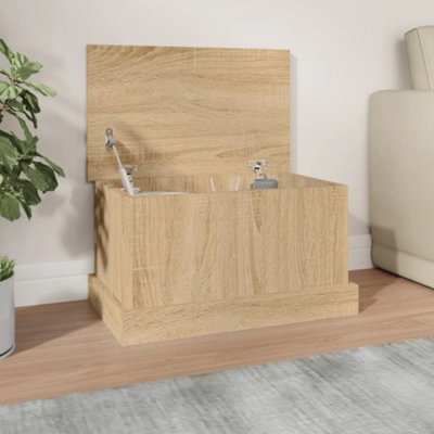 B&Q -  Storage Box Sonoma Oak 50X30X28 Cm Engineered Wood