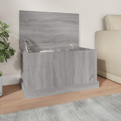B&Q -  Storage Box Grey Sonoma 70X40X38 Cm Engineered Wood