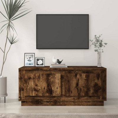 B&Q -  Coffee Table Smoked Oak 102X50X44 Cm Engineered Wood
