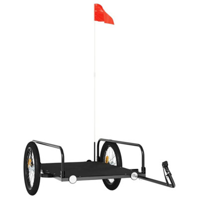 B&Q -  Bike Trailer Black 135X70X37 Cm Iron