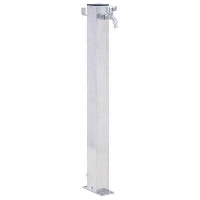 Vidaxl Garden Water Column 80 Cm Stainless Steel Square Water Columns