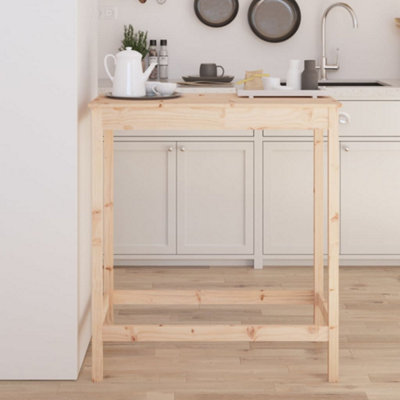 Vidaxl Bar Table 100X50X110 Cm Solid Wood Pine