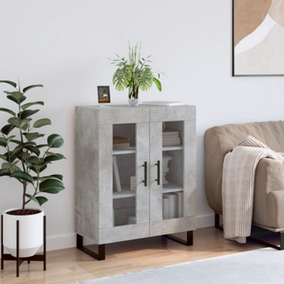 Vidaxl Sideboard Concrete Grey 69.5X34X90 Cm Engineered Wood from B&Q