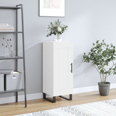 VidaXL Sideboard - Engineered Wood - White - 34.5x34x90 cm - Image 4