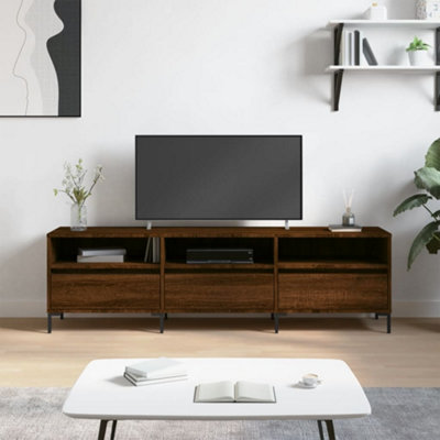 Vidaxl Tv Cabinet Oak 150X30x44.5 Cm Engineered Wood Brown