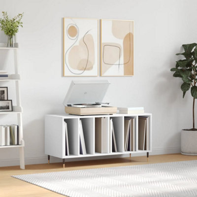Vidaxl Record Cabinet White 100X38X48 Cm Engineered Wood from B&Q