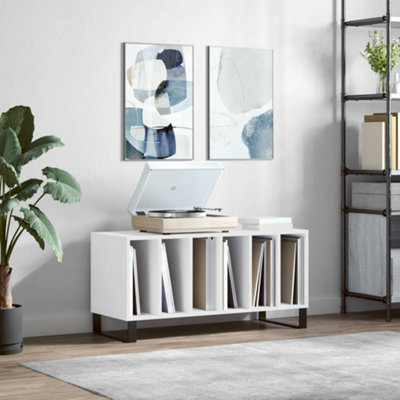 Vidaxl Record Cabinet White 100X38X48 Cm Engineered Wood from B&Q