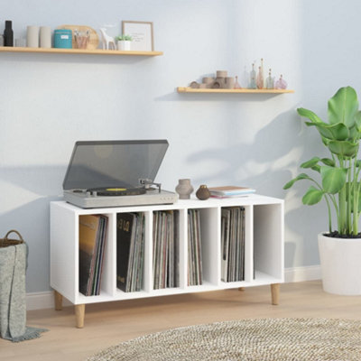 B&Q -  Record Cabinet White 100X38X48 Cm Engineered Wood