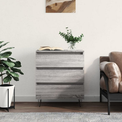 Vidaxl Sideboard Sonoma 60X35x70 Cm Engineered Wood Grey