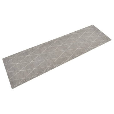 B&Q -  Kitchen Rug Washable Rhombus 45X150 Cm Velvet