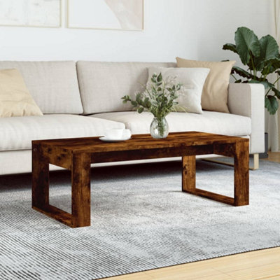 B&Q -  Coffee Table Smoked Oak 102X50X35 Cm Engineered Wood