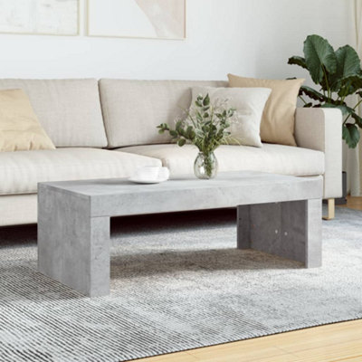 B&Q -  Coffee Table Concrete Grey 102X50X36 Cm Engineered Wood