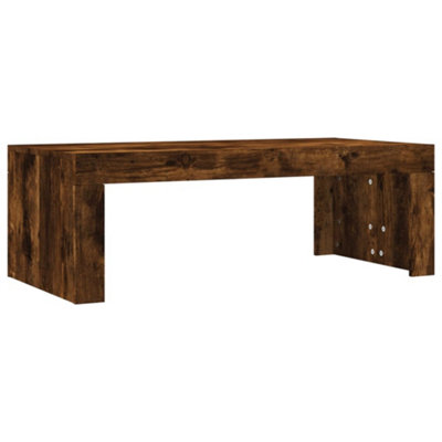 B&Q -  Coffee Table Smoked Oak 102X50X36 Cm Engineered Wood