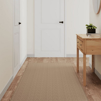 B&Q -  Carpet Runner Sisal Look Sand 80X400 Cm