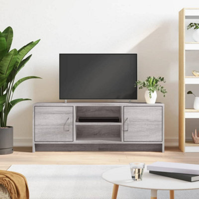 Vidaxl Tv Cabinet Grey Sonoma 102X30X37.5 Cm Engineered Wood from B&Q