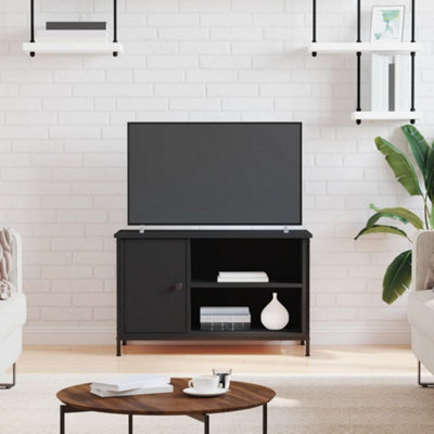 Vidaxl Tv Cabinet Black 80X40X50 Cm Engineered Wood from B&Q