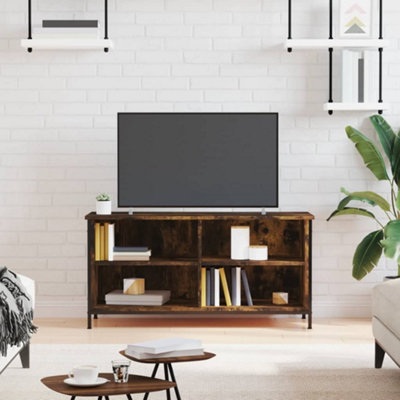 Vidaxl Tv Cabinet Smoked Oak 100X40X50 Cm Engineered Wood from B&Q
