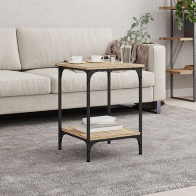Vidaxl Coffee Table Sonoma Oak 40X40X55 Cm Engineered Wood from B&Q