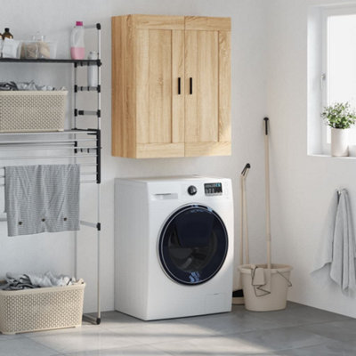 VIDAXL Wall Mounted Cabinet - Sonoma Oak - Large - Image 3